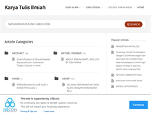 Tablet Screenshot of karyatulisilmiah.com